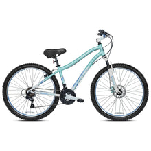 Load image into Gallery viewer, 26&quot; Genesis Whirlwind Mountain Bike Off Road Trail Tires 21-Speed Bicycle, Blue
