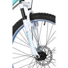 Load image into Gallery viewer, 26&quot; Genesis Whirlwind Mountain Bike Off Road Trail Tires 21-Speed Bicycle, Blue
