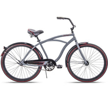 Load image into Gallery viewer, Men&#39;s Fairmont Cruiser Bike 26&quot; Perfect Fit Steel Frame, Gray
