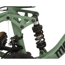 Load image into Gallery viewer, 24&quot; Major Mountain Pro Bike w/ Dual Suspension, 21-Speed Bicycle, Green
