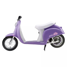 Load image into Gallery viewer, Razor Pocket Mod Euro-Style Battery-Powered Electric Scooter, Ages 13+, Purple
