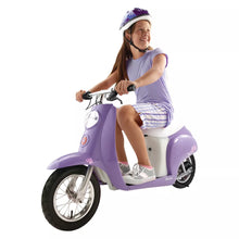 Load image into Gallery viewer, Razor Pocket Mod Euro-Style Battery-Powered Electric Scooter, Ages 13+, Purple
