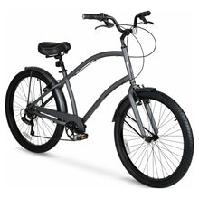 Load image into Gallery viewer, 26&quot; Men&#39;s Classic Commute Cruiser Bike Sturdy Steel Frame Comfort Ride, Ash Gray
