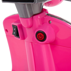 Vespa V6 Battery-Powered Scooter Ride-On Toy, Ages 18M+, Pink