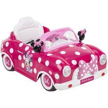 Load image into Gallery viewer, Disney Minnie Convertible Car Mouse 6V Battery-Powered Ride-On Toy, Ages 3+
