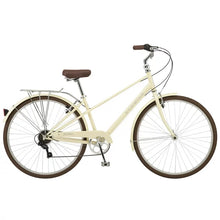 Load image into Gallery viewer, Women&#39;s 700c Admiral Comfortable Everyday Bike, 7-Speed Grip Shifter, Cream
