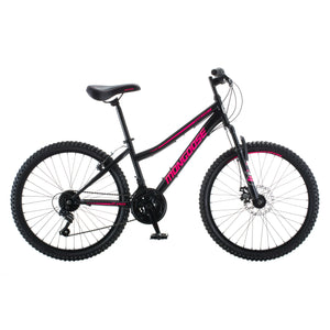 24" Mongoose Excursion Mountain Pro Bike Off Road Trail Tires 21-Speed Bicycle