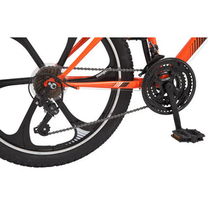 Boy's 24" Awesome Alert Mag Wheel Mountain Bike, 21-Speed, Orange, Ages 8+