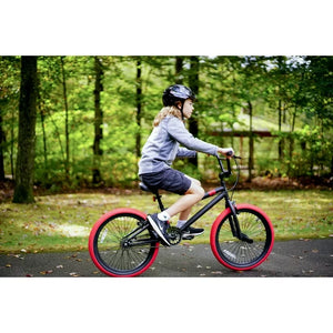 20" Dread BMX Bike Sturdy Frame w/ Front Pegs, Ages 8-12, Rider Height 4'2"+