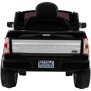 Ford F-150 Ride-On Truck Battery-Powered Vehicle w/ Sound Effects, Black, Ages 3+