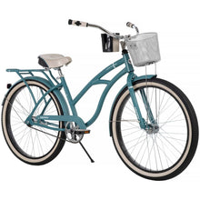 Load image into Gallery viewer, 26&quot; Women&#39;s Hawthorn Beach Cruiser Bike Perfect Fit Steel Frame, Blue
