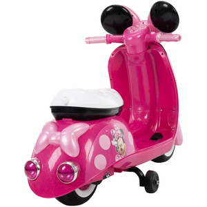 Disney Minnie Mouse Battery-Powered Scooter Ride-On Toy, Ages 18M+
