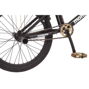20" Brawler BMX Bike Sturdy Frame w/ Pegs, Ages 8-12, Rider Height 4'2"+, Black