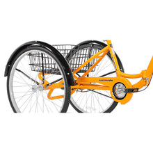 Load image into Gallery viewer, 26&quot; Alameda Folding Adult Tricycle Comfort Ride Cruiser Trike, Yellow
