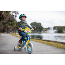 Load image into Gallery viewer, Kids Baby Shark Bike w/ Training Wheels and Custom Baby Shark Graphics, Ages 3-5
