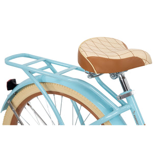 Women's Classic Cruiser Bike 26" Perfect Fit Steel Frame Comfort Ride, Light Blue