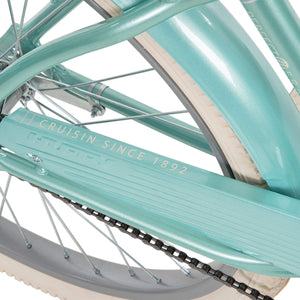 Women's Beach Cruiser Bike 26" Perfect Fit Steel Frame Comfort Ride, Mint Green