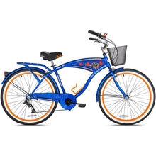 Load image into Gallery viewer, Men&#39;s Margaritaville Cruiser Bike Perfect Fit Frame Comfort Ride, Navy Blue
