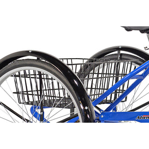 26" Alameda Folding Adult Tricycle Comfort Ride Cruiser Trike, Blue