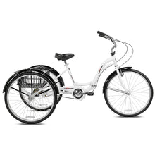Load image into Gallery viewer, 26&quot; Alameda Folding Adult Tricycle Comfort Ride Cruiser Trike, White
