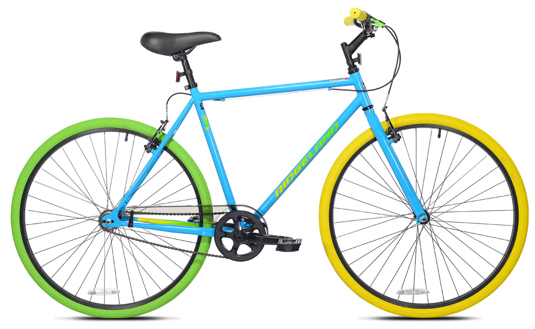 700c Ridgeland Hybrid Bike Steel Frame Stylish Color Design, Rider Height 5'4
