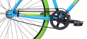 700c Ridgeland Hybrid Bike Steel Frame Stylish Color Design, Rider Height 5'4"+