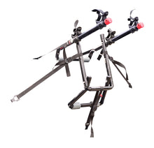 Load image into Gallery viewer, 2-Bicycle Ultra Compact Sedan Trunk Mounted Bike Rack Carrier w/ Secure Tie-Downs

