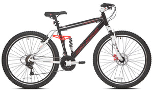 27.5" Genesis V2100 Mountain Pro Bike Off Road Tires 21-Speed Bicycle, 5'6"+