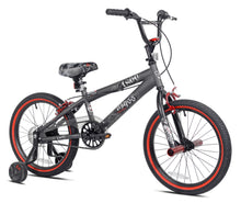 Load image into Gallery viewer, 18&quot; Abyss BMX Bike w/ Front Pegs and Training Wheels, Ages 6-9
