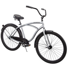 Load image into Gallery viewer, Men&#39;s Beach Cruiser Bike 26&quot; Perfect Fit Frame Steel Comfort Ride, Silver
