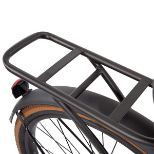 Men's Classic Cruiser Bike 26" Single-Speed Steel Frame Comfort Ride, Black