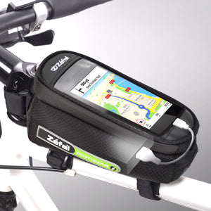 Smart Phone Charge Bike Bag w/ USB Compatible Rechargeable Battery