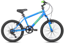 Load image into Gallery viewer, Boys&#39; Crossfire Mountain Bike 20&quot; Wheels Steel Frame, Ages 8-12, Blue
