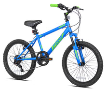 Load image into Gallery viewer, Boys&#39; Crossfire Mountain Bike 20&quot; Wheels Steel Frame, Ages 8-12, Blue
