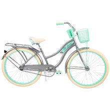 Load image into Gallery viewer, Women&#39;s Classic Cruiser Bike 26&quot; Perfect Fit Steel Frame Comfort Ride, Grey
