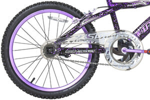 Girl's 20" Inspire BMX Bike Cool Graphics w/ Front Pegs & Handbrakes, Ages 8-12