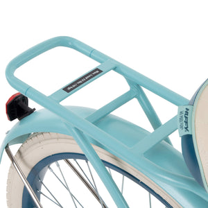 Girl's Classic Cruiser Bike 24" Perfect Fit Steel Frame Comfort Ride, Satin Blue