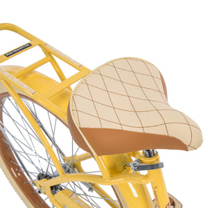 Women's Classic Cruiser Bike 26" Perfect Fit Steel Frame Comfort Ride, Yellow