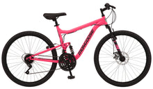 Load image into Gallery viewer, Women&#39;s 26&quot; Major Mountain Pro Bike Off Road Trail Tires 18-Speed Bicycle, Pink
