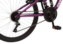 Load image into Gallery viewer, Girl&#39;s 24&quot; Major Mountain Pro Bike w/ Dual Suspension, 21-Speed Bicycle, Purple
