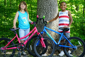 Boys' Crossfire Mountain Bike 20" Wheels Steel Frame, Ages 8-12, Blue