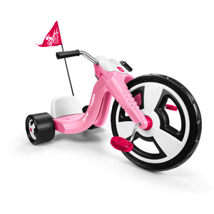 Kids Big Flyer Sport Chopper Tricycle 16" Front Wheel, Ages 3-7, Pink