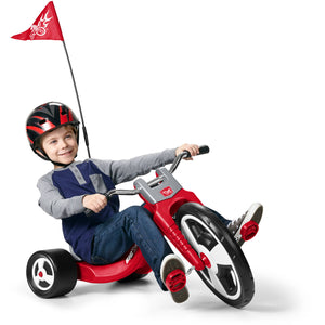 Kids Big Flyer Sport Chopper Tricycle 16" Front Wheel, Ages 3-7, Red