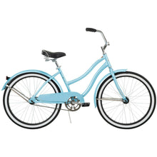 Load image into Gallery viewer, 24&quot; Girl&#39;s Beach Cruiser Bike Perfect Fit Steel Frame Comfort Ride, Sky Blue
