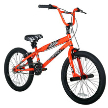 Load image into Gallery viewer, Boys&#39; Rage BMX Bike 20&quot; w/ Front and Pegs and Cool Graphics, Ages 8-12, Orange
