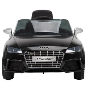 Audi Roadster Ride-On Battery-Powered Vehicle w/ Sound Effects, Ages 3+, Black