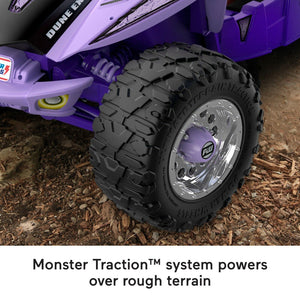 Power Wheels Dune Racer Extreme Battery-Powered Ride-On, Ages 3-7, Purple