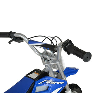 Kid's HPR 350 24V Electric-Powered Dirt Bike, 14 MPH Top Speed, Ages 13+, Blue