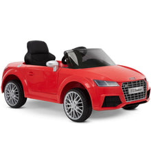 Load image into Gallery viewer, Audi Roadster Ride-On Battery-Powered Vehicle w/ Sound Effects, Ages 3+, Red
