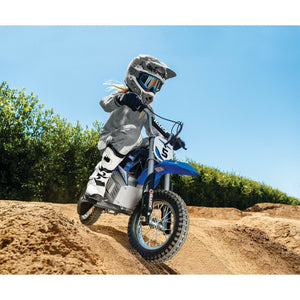 Kid's Razor Dirt Rocket MX350 Electric-Powered Dirt Bike, Ages 13+, Blue